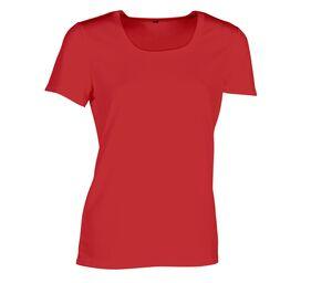 SANS ÉTIQUETTE SE101 - NO LABEL SPORT TEE-SHIRT WOMEN Red