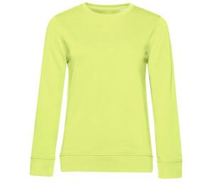 B&C BCW32B - Sweat col rond organique femme Lime