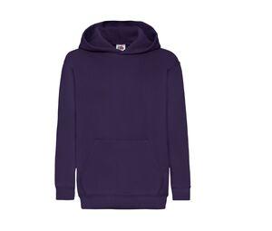 Fruit of the Loom SC371 - Kids Hooded Sweat (62-034-0) Purple