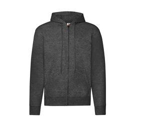 Fruit of the Loom SC374 - Hooded Sweat Jacket (62-062-0) Dark Heather Grey