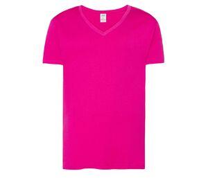 JHK JK401 - V-neck T-shirt 160 Fuchsia