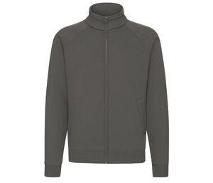 Fruit of the Loom SC2280 - Premium zip sweatshirt Light Graphite