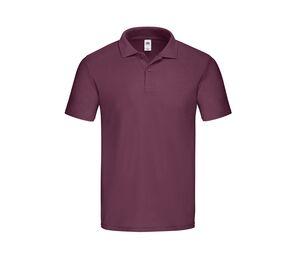 FRUIT OF THE LOOM SC282 - Polo coton Burgundy