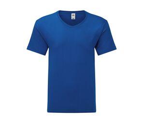 FRUIT OF THE LOOM SC154 - T-shirt homme col V Royal Blue