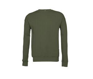 Bella+Canvas BE3945 - Unisex round neck sweatshirt Military Green