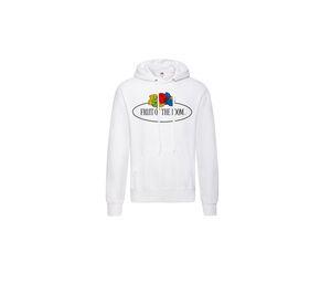 FRUIT OF THE LOOM VINTAGE SCV270 - Unisex hoodie with Fruit of the Loom logo White