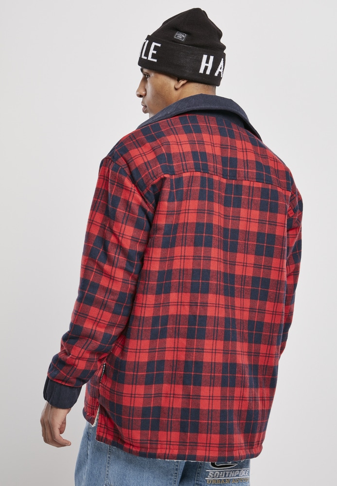 Southpole SP037C - Southpole Check Flannel Sherpa Jacket