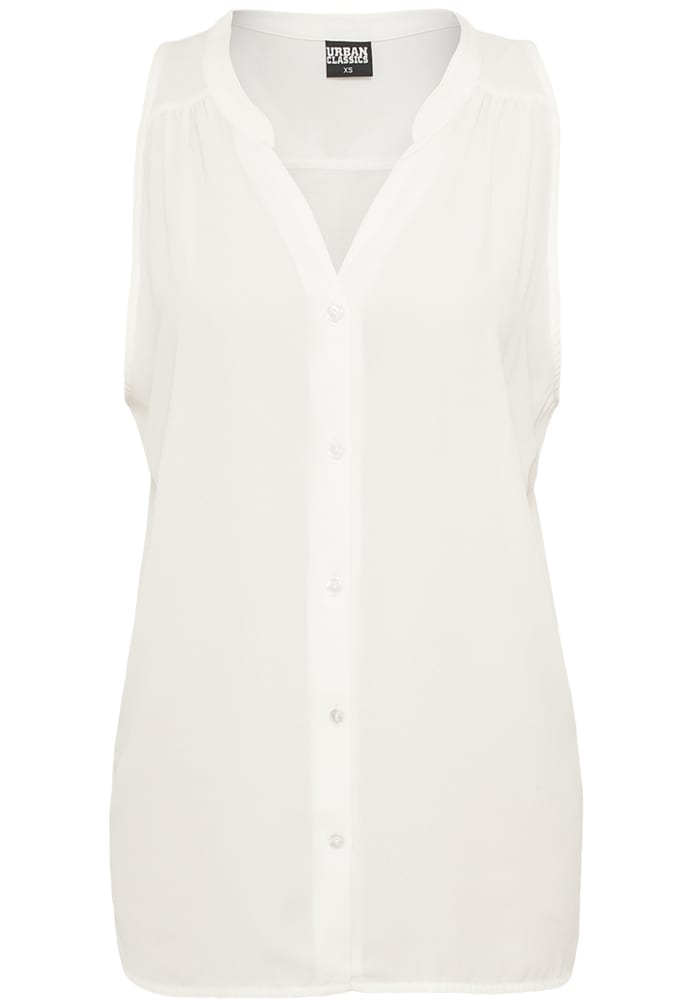 Urban Classics TB912C - Ladies Sleeveless Chiffon Blouse