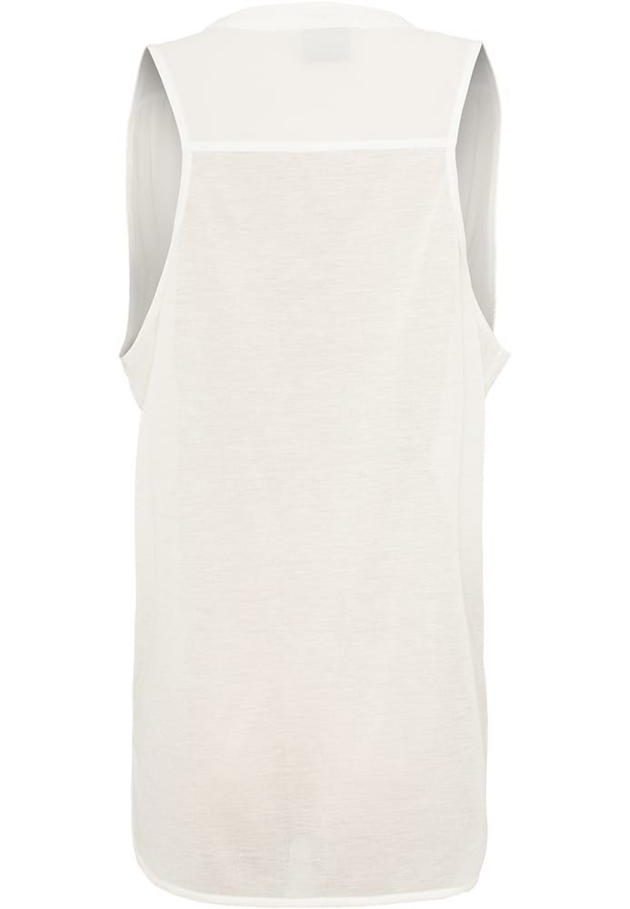 Urban Classics TB912C - Ladies Sleeveless Chiffon Blouse