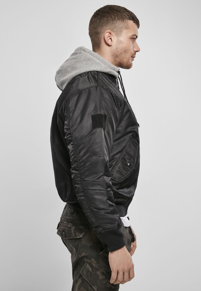 Brandit BD3150C - Hooded MA1 Bomber Jacket