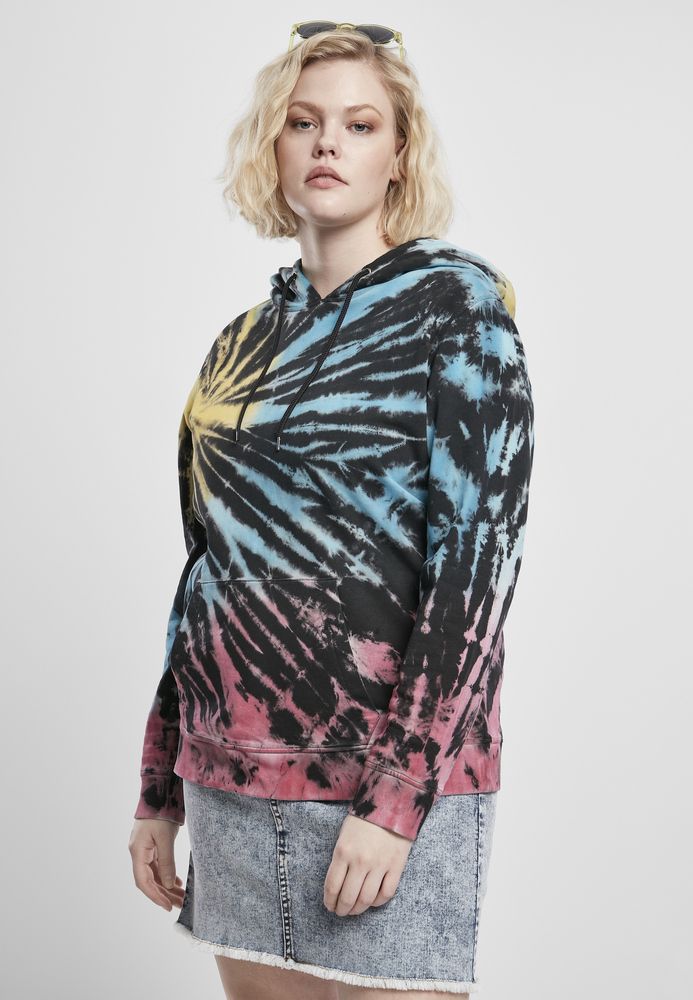 Urban Classics TB3450C - Ladies Tie Dye Hoody