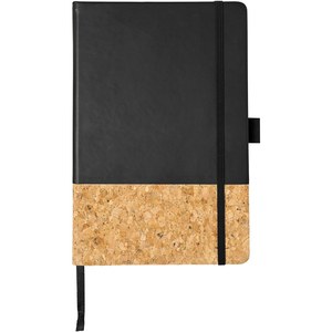 JournalBooks 107320 - Evora-muistivihko, koko A5, thermo-PU-nahkaa ja korkkimateriaalia Solid Black
