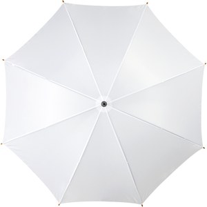 PF Concept 109048 - 23” Kyle-sateenvarjo, automaattisesti avautuva, puinen varsi White