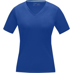 Elevate NXT 38017 - Kawartha naisten lyhythihainen orgaaninen GOTS V-aukkoinen t-paita Pool Blue