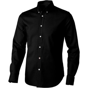 Elevate Life 38162 - Vaillant pitkähihainen miesten oxford- paita Solid Black