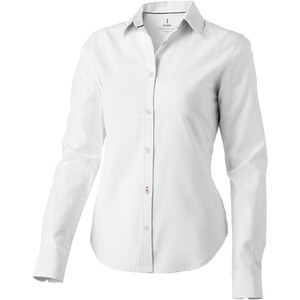 Elevate Life 38163 - Vaillant pitkähihainen naisten oxford- paita White