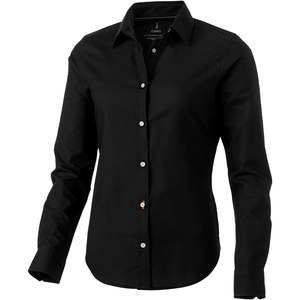 Elevate Life 38163 - Vaillant pitkähihainen naisten oxford- paita Solid Black