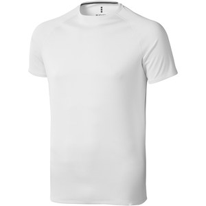 Elevate Life 39010 - Niagara miesten lyhythihainen coolfit t-paita White
