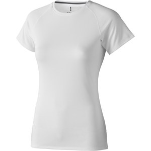 Elevate Life 39011 - Niagara naisten lyhythihainen coolfit t-paita White
