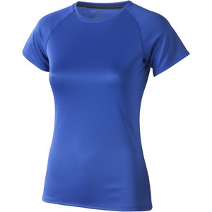Elevate Life 39011 - Niagara naisten lyhythihainen coolfit t-paita Pool Blue