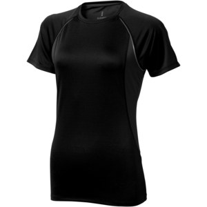 Elevate Life 39016 - Quebec naisten lyhythihainen tyköistuva t-paita Solid Black