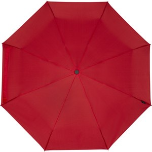 PF Concept 109145 - Birgit 21'' taitettava ja tuulenpitävä sateenvarjo, kierrätettyä PET-muovia Red