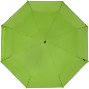 PF Concept 109145 - Birgit 21'' taitettava ja tuulenpitävä sateenvarjo, kierrätettyä PET-muovia Lime Green