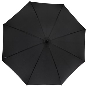 Luxe 109413 - Fontana 23" automaattisesti avattava sateenvarjo koukkukahvalla Solid Black
