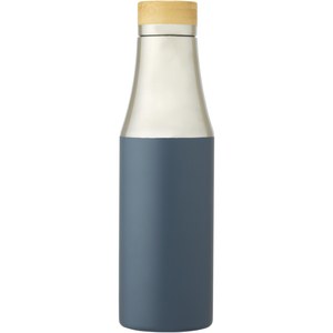 PF Concept 100667 - Hulan 540 ml:n kuparityhjiöeristetty pullo bambukorkilla, ruostumatonta terästä