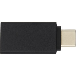 Tekiō® 124210 - ADAPT alumiininen USB-C-USB-A 3.0 -sovitin Solid Black