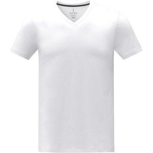 Elevate Life 38030 - Somoto miesten lyhythihainen v-aukkoinen t-paita  White