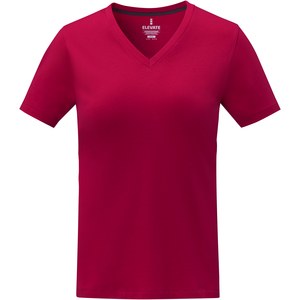 Elevate Life 38031 - Somoto naisten lyhythihainen v-aukkoinen t-paita  Red