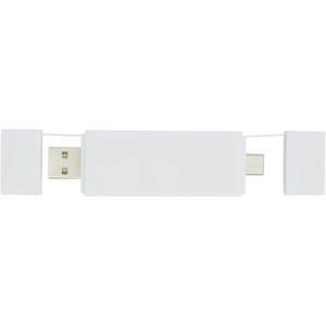 PF Concept 124251 - Mulan Kaksois USB 2.0 -hubi White