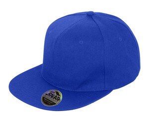 RESULT RC083 - Bronx Original Flat Peak Snapback Cap Sapphire