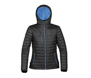 STORMTECH SHAFP1W - Women's hooded down jacket Black/ Marine Blue