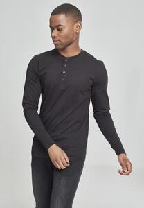 Urban Classics TB276C - Basic Henley L/S Tee