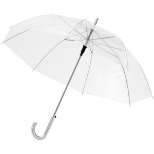 PF Concept 109039 - 23” Kate-sateenvarjo puukahvalla, läpinäkyvä, automaattisesti avautuva